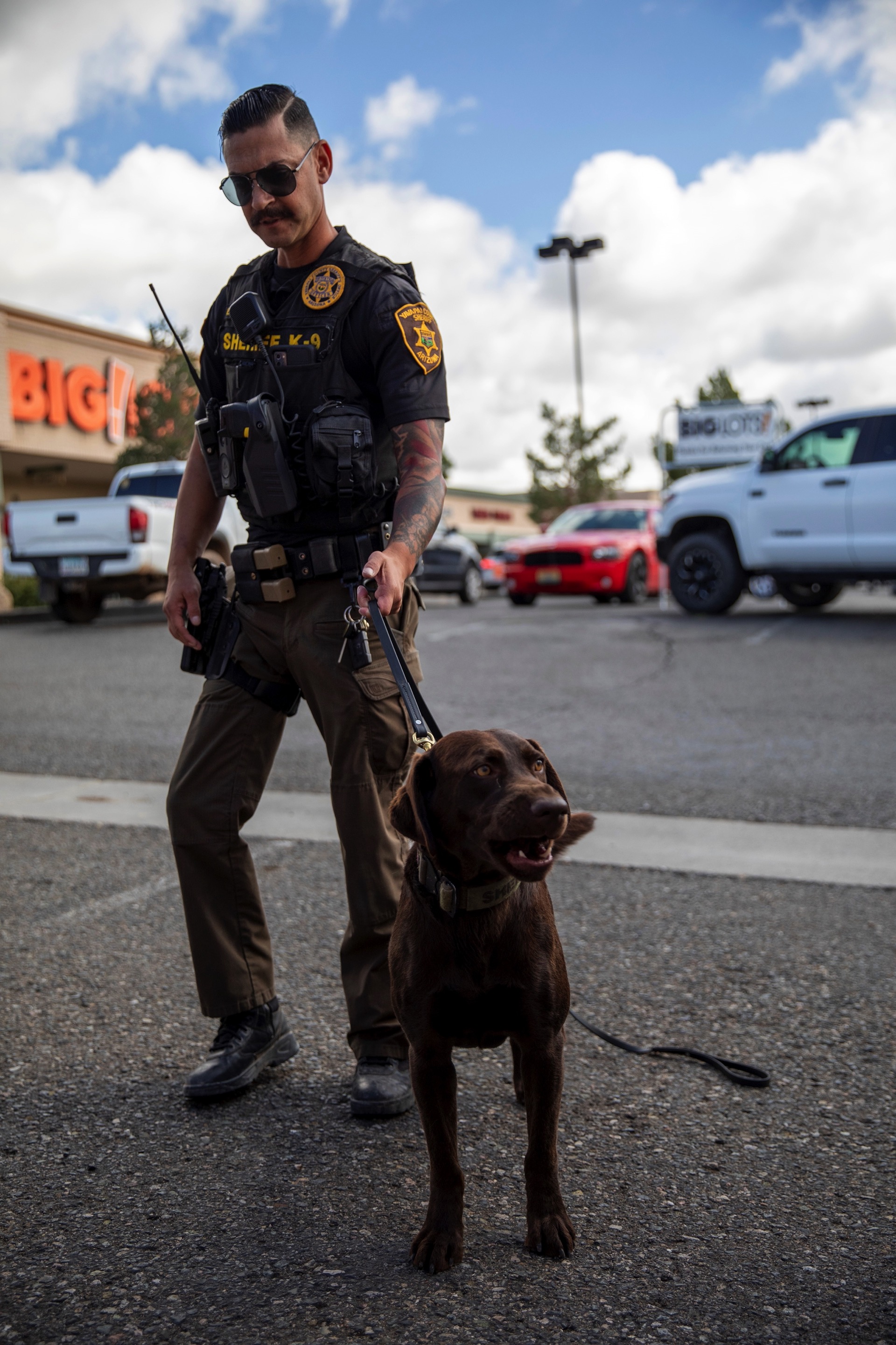 k9 Jett and Deputy Medina